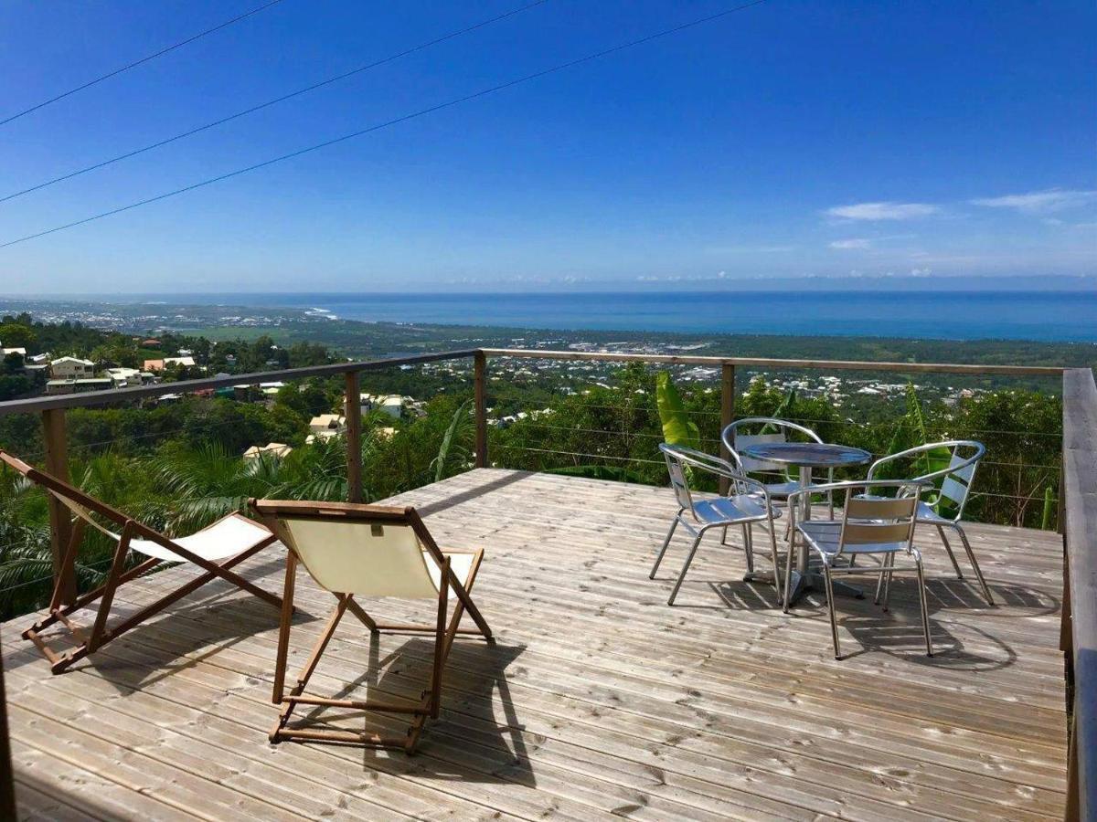 Lounge Des Hauts, 3 Maisons A L'Etang-Sale Avec Vue Sur L'Ocean Indien Et La Foret Luaran gambar